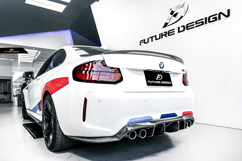 MW F87 M2- Vorsteiner style Carbon Rear Diffuser 01
